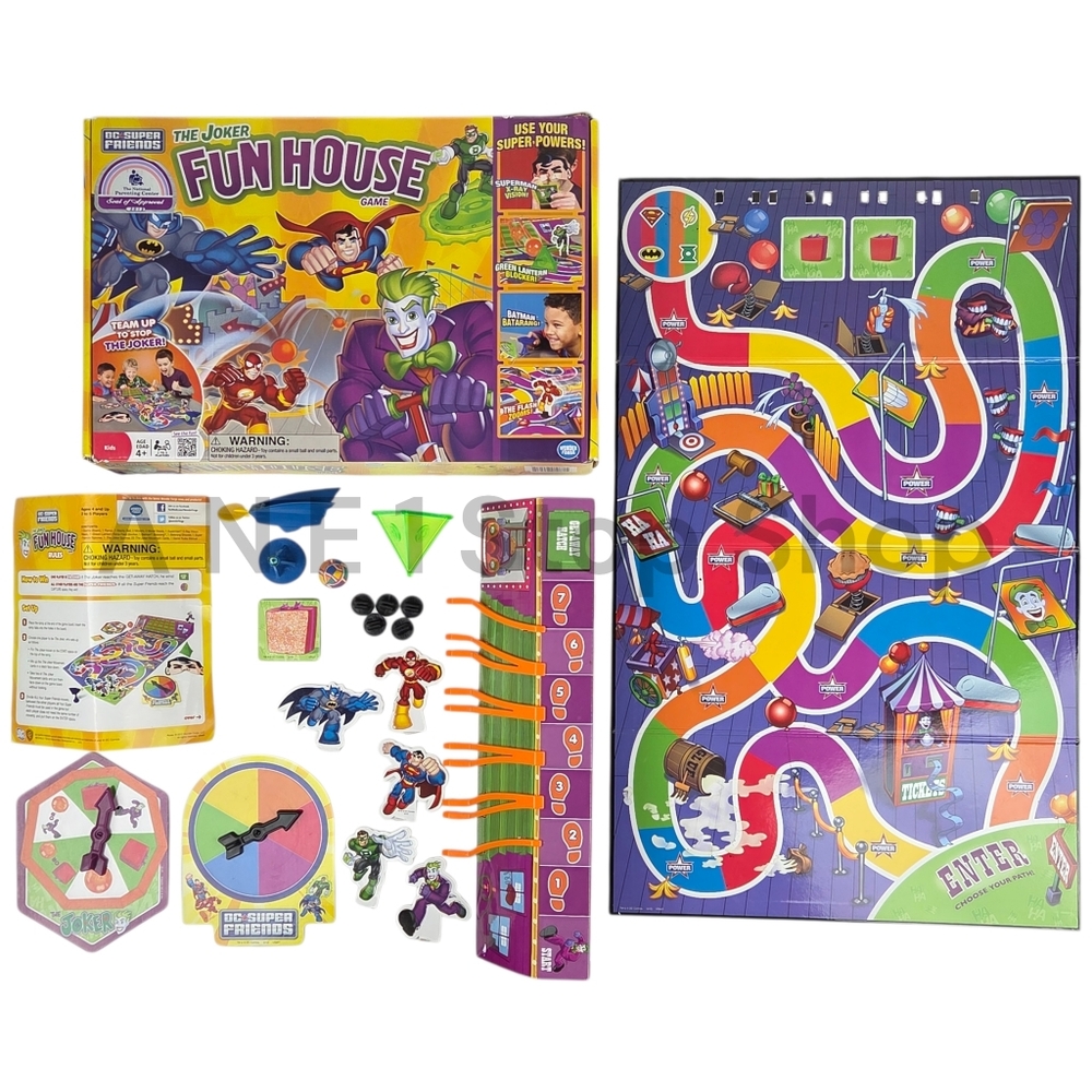 DC Super Friends The Joker Fun House Game - 2012 READ**